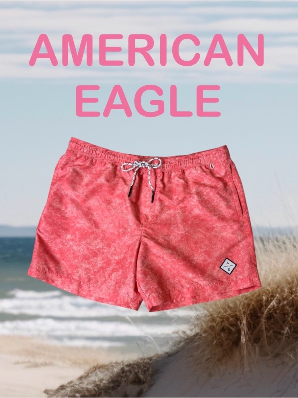 AEO AMERICAN EAGLE OUTFITTERS 5.5 in SWIM TRUNKS MEN’s swimsuit size XL